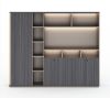 Modular Bookshelf Code Lock ALDEN-BK1124
