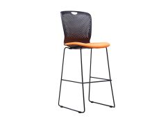 Modular Plastic barstool PP plastic seat ABBEY-BS