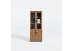 Eden 2 Door Cabinet With Glass Door 0.8mtr