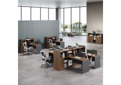 Eden Staff  Desk With Cabinet 1.5mtr