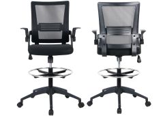 Fabric Cashier Teller Draft Chair