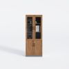 Eden 2 Door Cabinet With Glass Door 0.8mtr