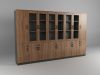 Eden 2 Door Cabinet With Glass Door 0.8mtr