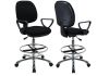 Fabric Cashier Teller Draft Chair
