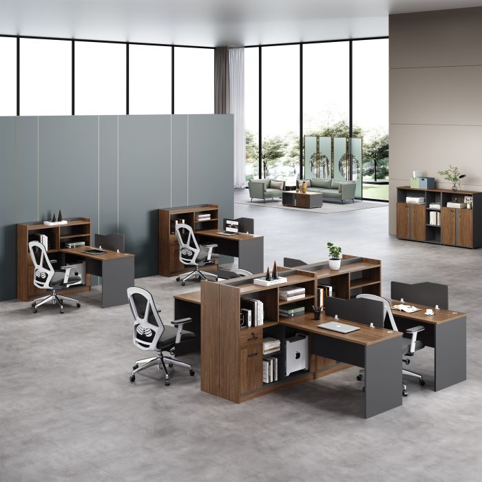 Eden Staff  Desk With Cabinet 1.5mtr