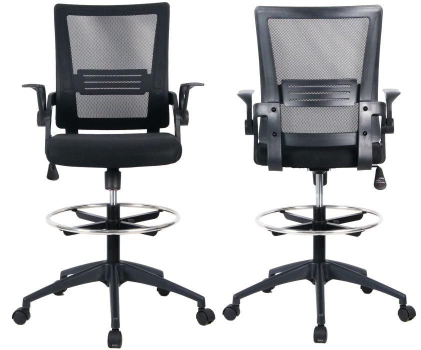 Fabric Cashier Teller Draft Chair