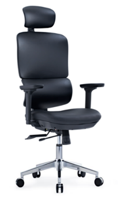 PU Ergonomic Chair With Seat Sliding