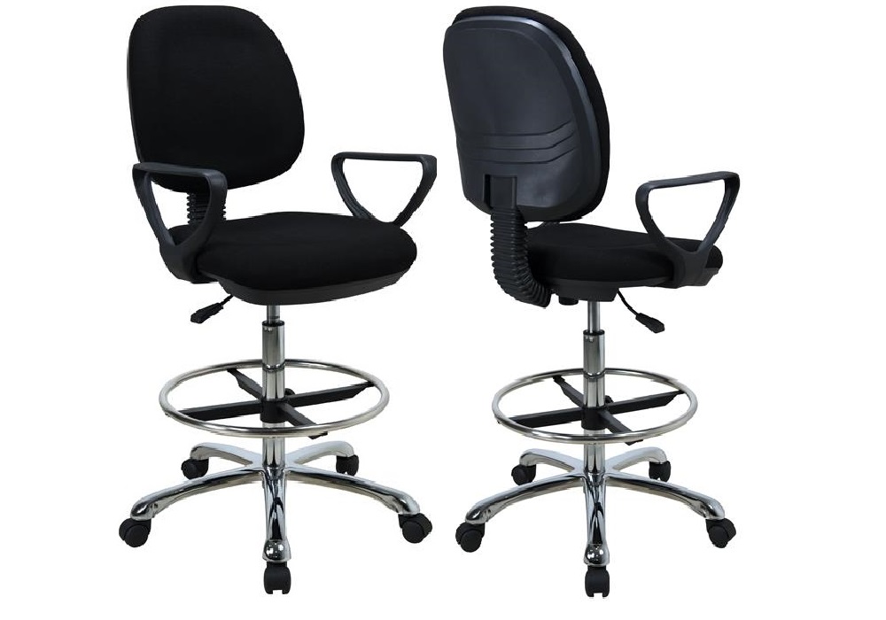 Fabric Cashier Teller Draft Chair