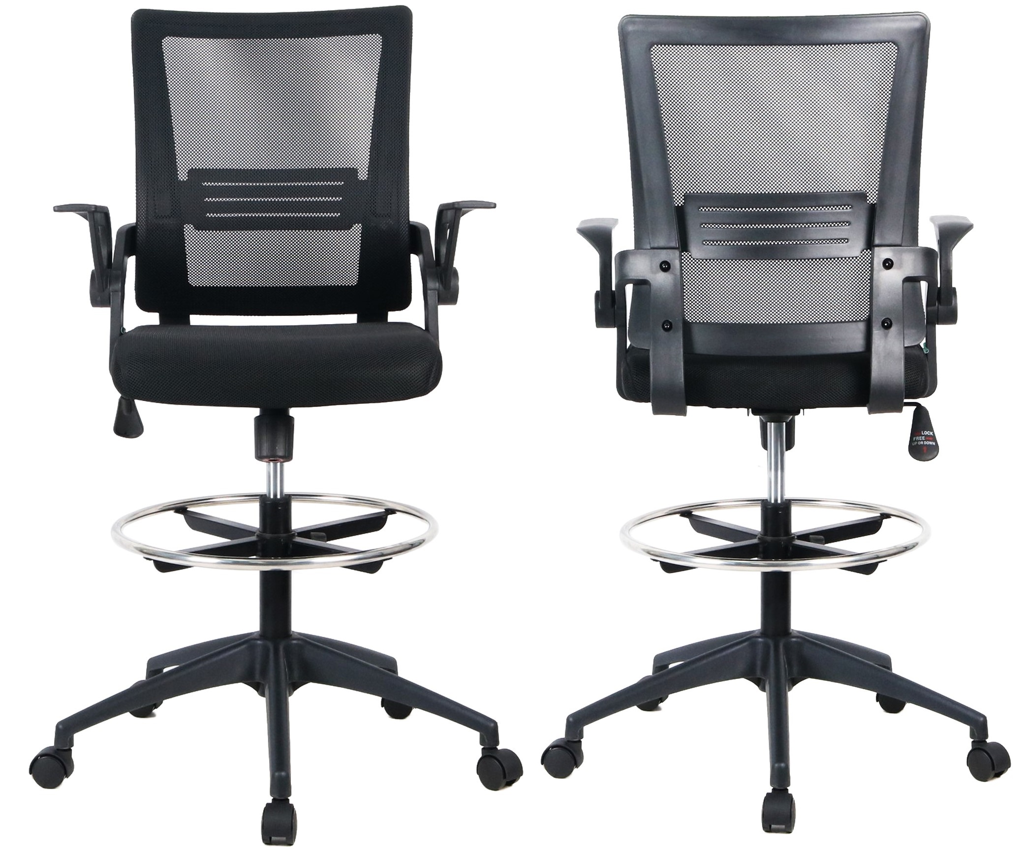 Fabric Cashier Teller Draft Chair